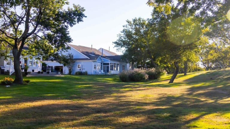 Featured patio home at senior living community