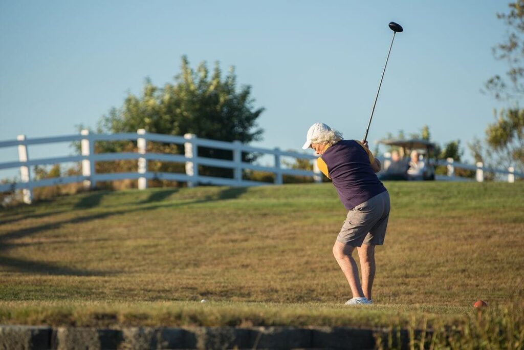 Island's End Golf Course right next door