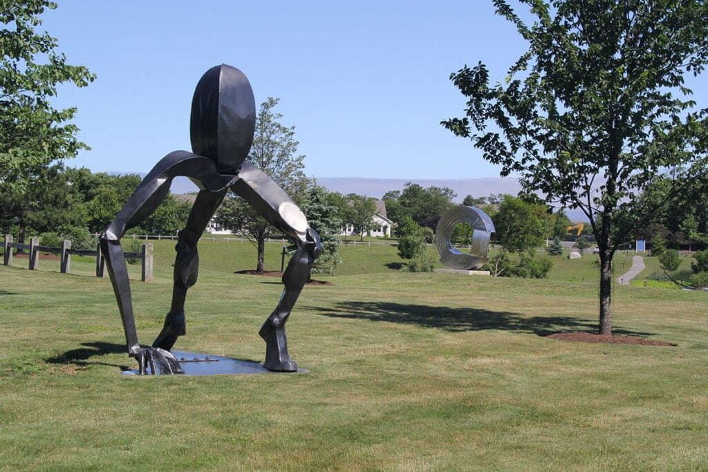 Award-winning outdoor sculpture garden with work from international artists