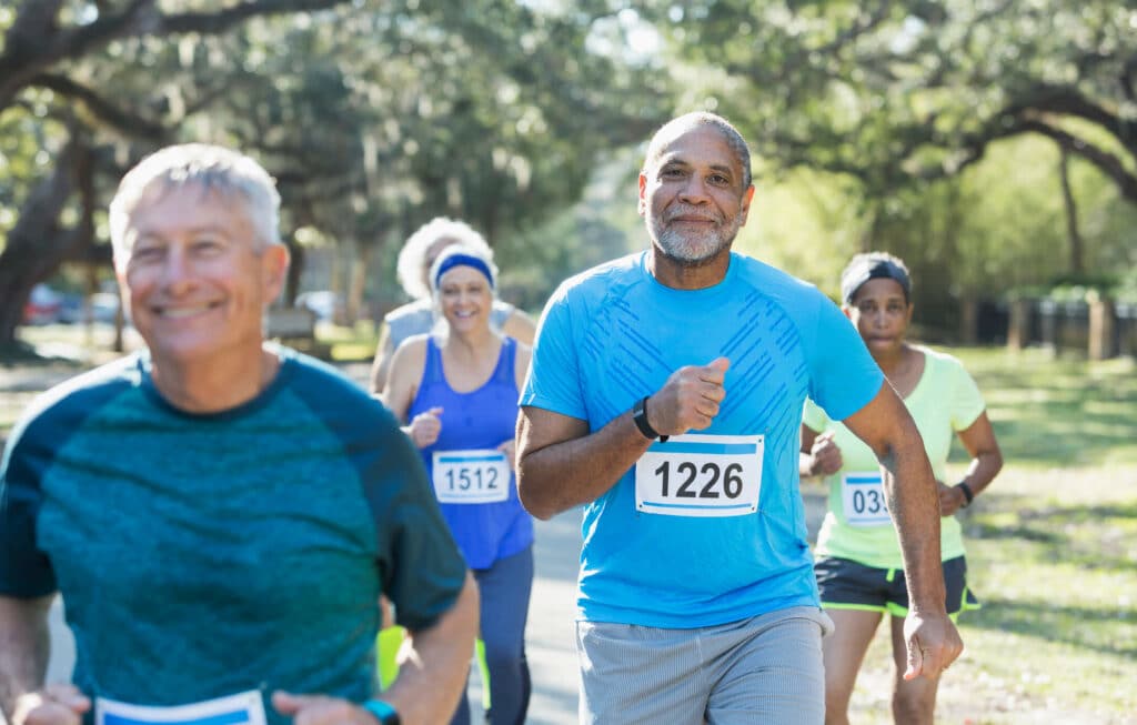 People in Walk for Alzheimers