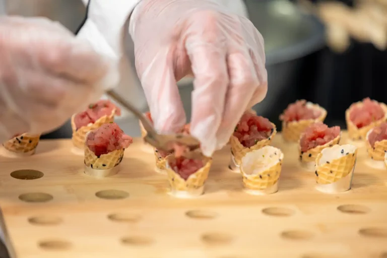 chef making food