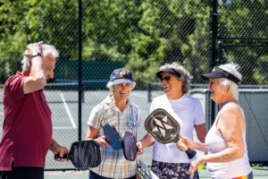 Group of tennis players